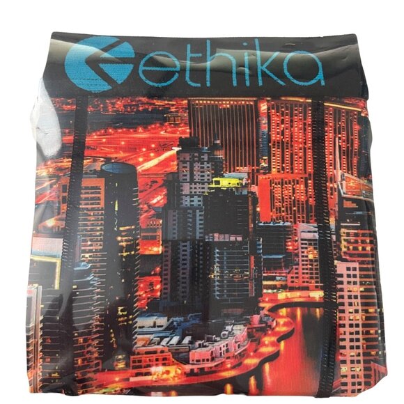 Ethika NEW Men's Large Staple Fit Boxer Briefs Busy City Life, Sky Scrapers - Picture 1 of 4